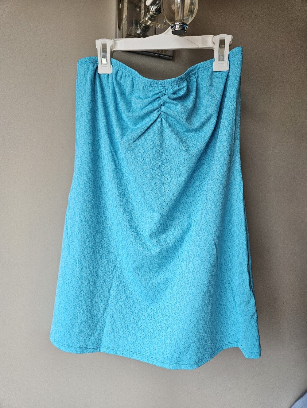 NWT Dippin Daisy Strapless Turquoise Beach Cover- Up Dress - Size L
